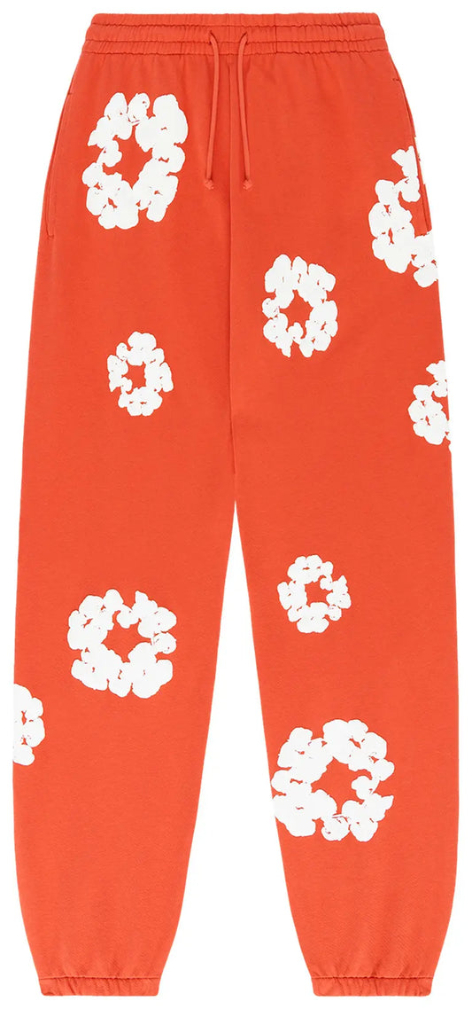 Denim Tears The Cotton Wreath Sweatpants "Orange"