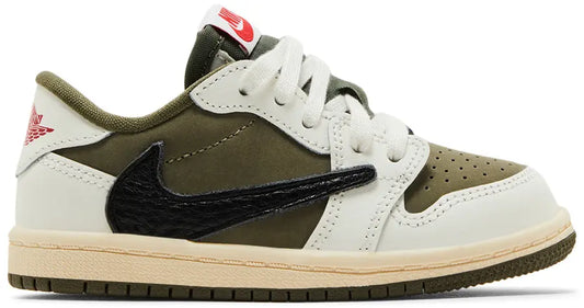 Travis Scott x Air Jordan 1 Retro Low OG SP TD "Reverse Olive / Medium Olive"