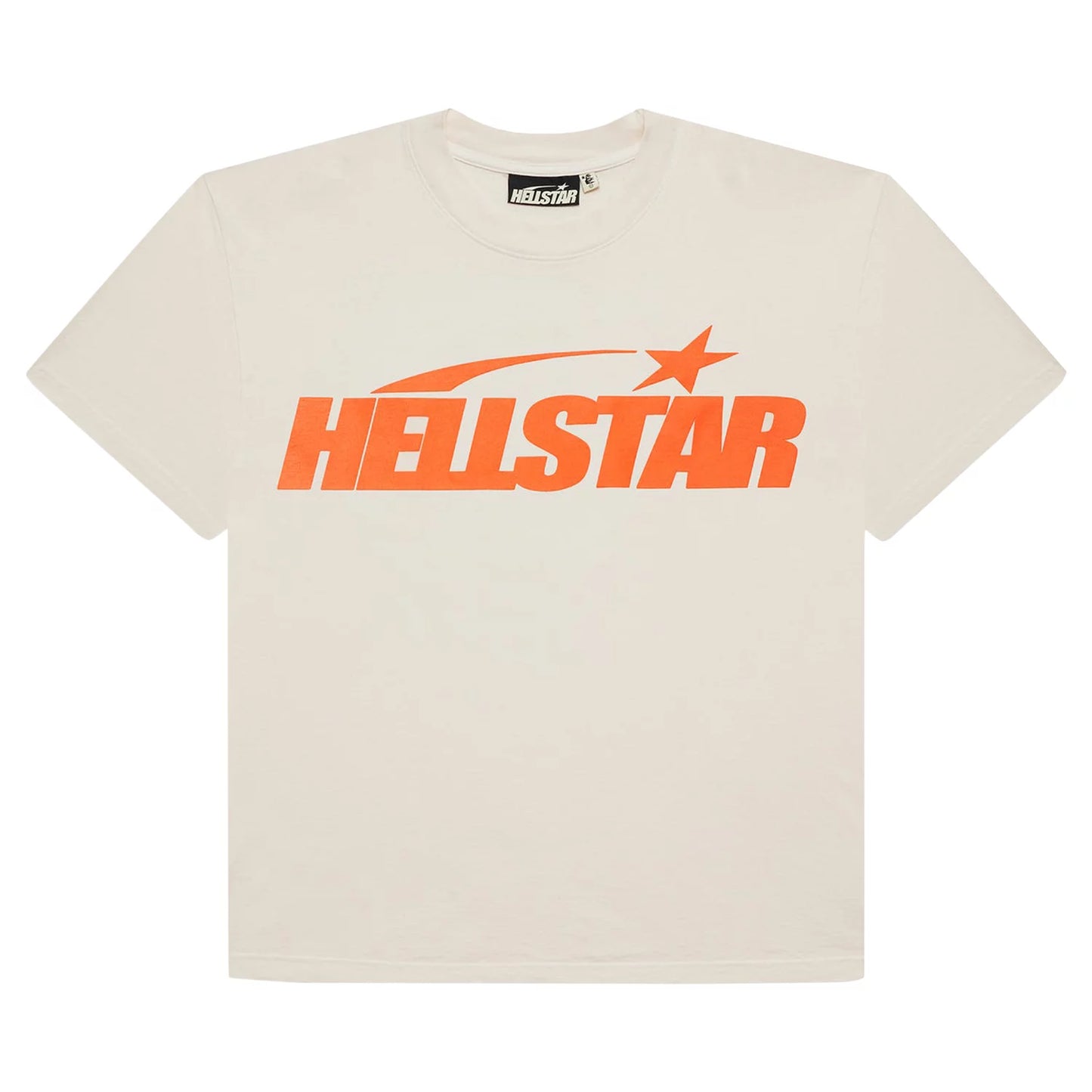 Hellstar Classic T-Shirt (Regular Print) "White/Orange"