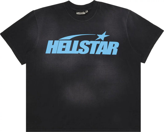 Hellstar Classic T-Shirt (Regular Print) "Black/Blue"