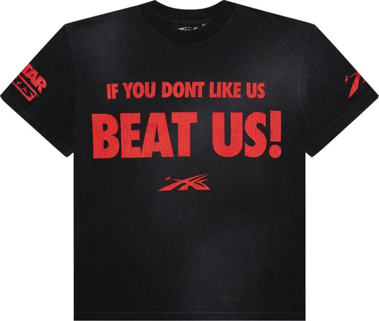 Hellstar Beat Us! T-Shirt "Black/Red"