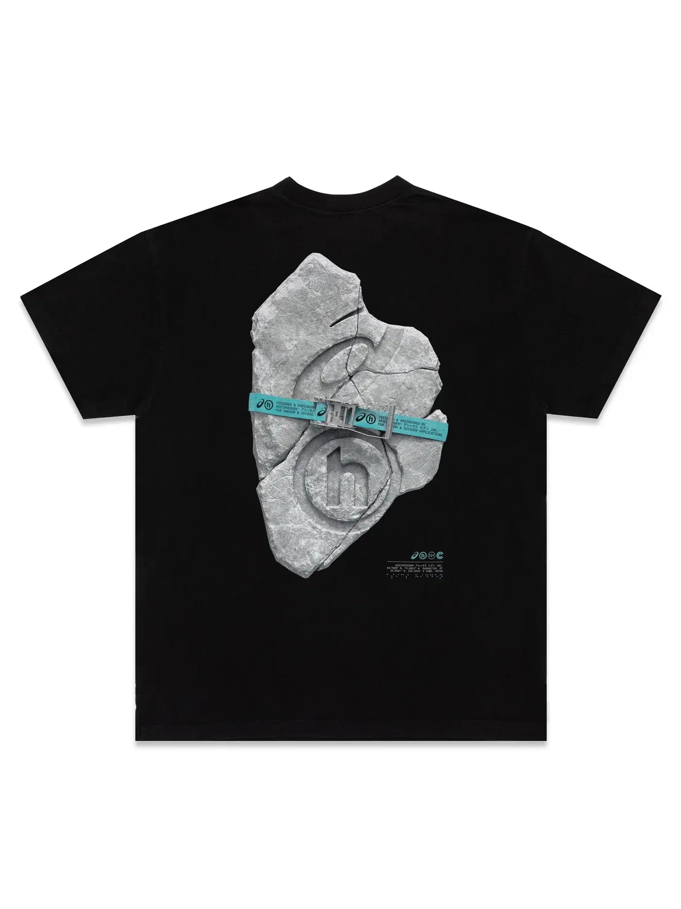 Hidden PPF x Asics "Dinosaur Tee" Black