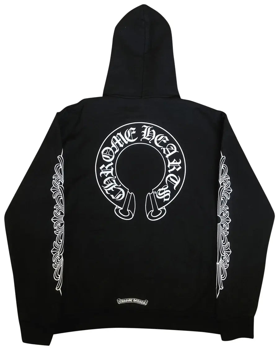 Chrome Hearts Black Horshoe Hoodie