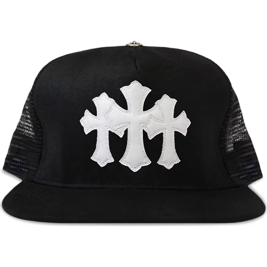 Chrome Hearts White Cementery  Cross Patch Trucker