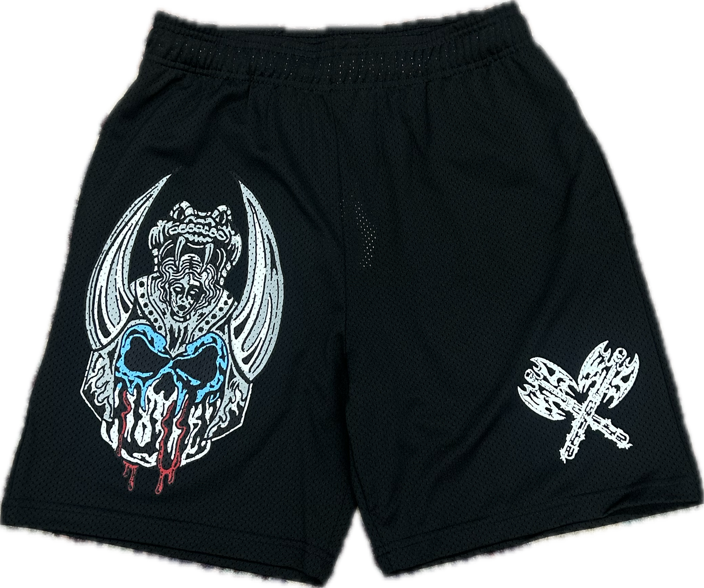 Warren Lotas Mesh Shorts "Blood Skull"