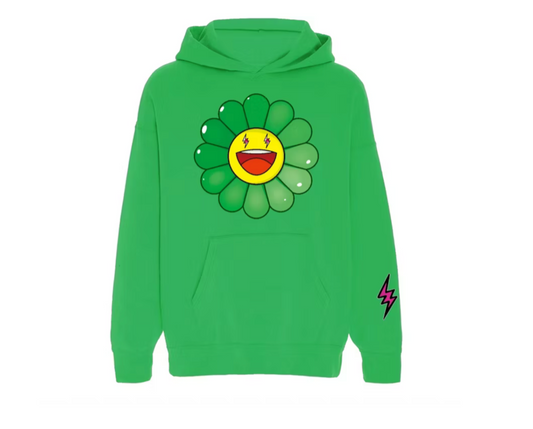 J Balvin x Murakami Green Hoodie