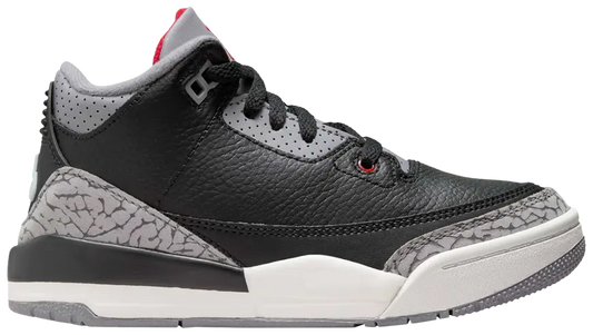 Air Jordan 3 Retro OG PS 'Black Cement' 2024