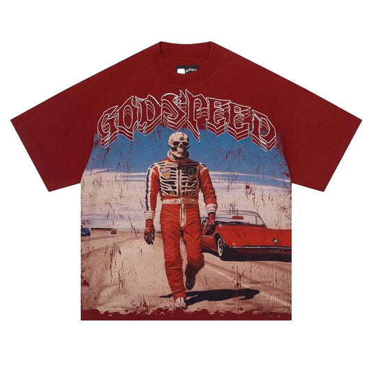 Godspeed Rarri Tee "Burgundy"