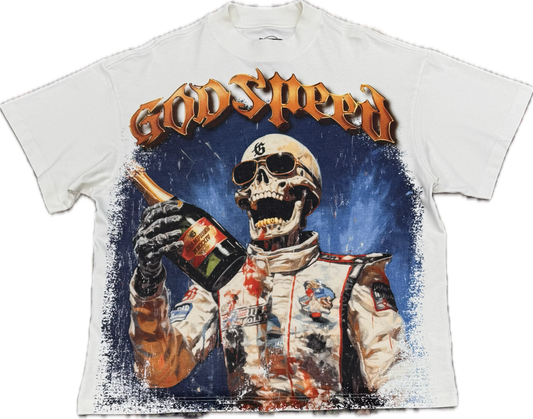 Godspeed "Skull Orange Wine" Tee