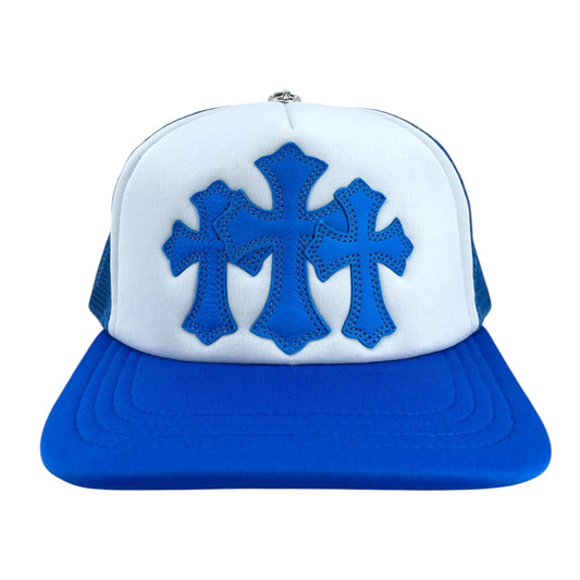 Chrome Hearts Blue Cementery  Cross Patch Trucker